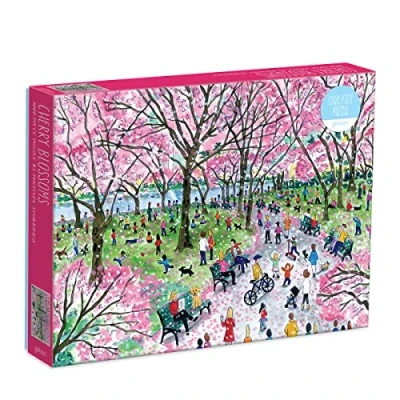 Image of Galison 9780735367524 Michael Storrings Cherry 1000 Piece Puzzle, PCherry Blossoms