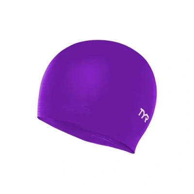 Image of TYR Latex Swim Cap, Purple