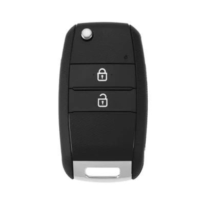 Image of OTOTEC 2 Button Flip Key Case Shell with HYN17 Blade Compatible Kia Picanto 2013 2016 Replacement Remote Housing