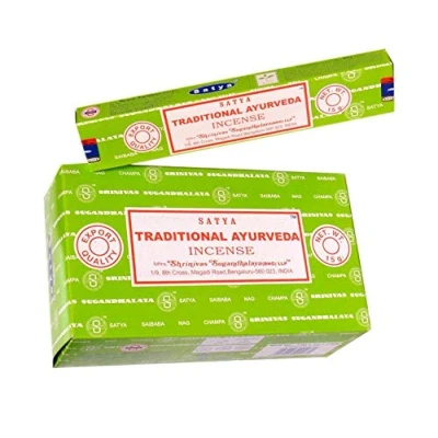 Image of ABN Fashion Satya Traditional Ayurveda Incense Sticks Agarbatti Indian Natural Fragrance Pack of 6