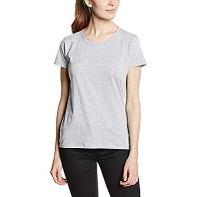 Image of Fruit of the Loom Ladies/Womens Lady Fit Valueweight Short Sleeve T Shirt (L) (Heather Grey)