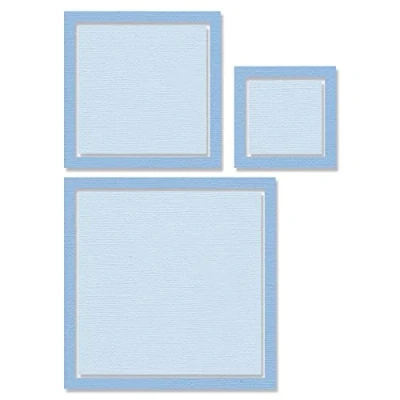 Image of Sizzix Framelits Die Set 6PK Square Frames