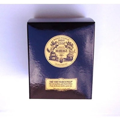 Image of Mariage Frères THÉ VERT Marco Polo® Black Classical Sealed 100gr Canister / tin