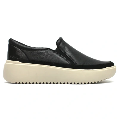 Image of Vionic Women&#039;s Platform Trainers Slip on Kearney Shoes with Arch Support Wide Fit Black