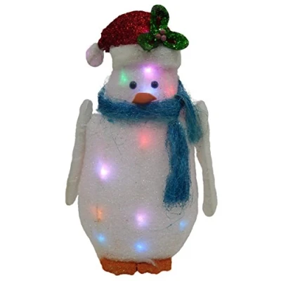 Image of Christmas Concepts® 41cm Light Up Penguin Decoration with Multi Colour Lights Indoor &amp; Outdoor Use