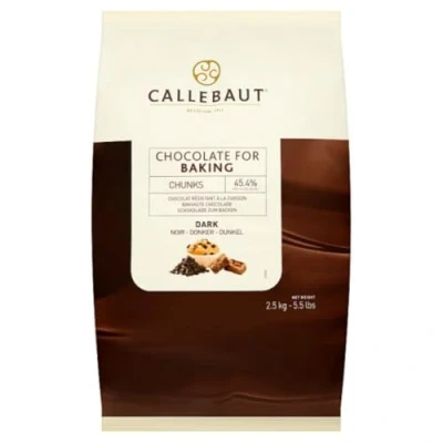 Image of Callebaut Chocolate Baking Chunks Milk And Dark 2.5KG Bags Cooking (1x2.5kg Chocolate)