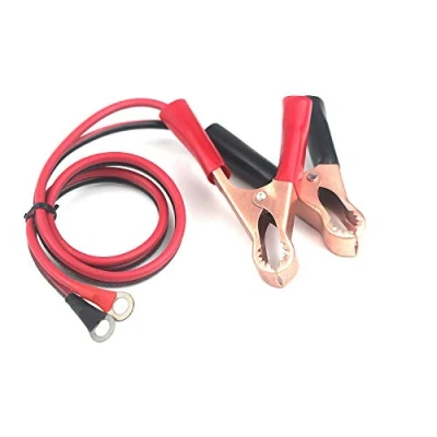 Image of Aofan 1 Pcs Battery Cable Alligator Clamp to O Ring Terminal Connector for Car Inverter, Audio,Car MP3 12V 24V 50A