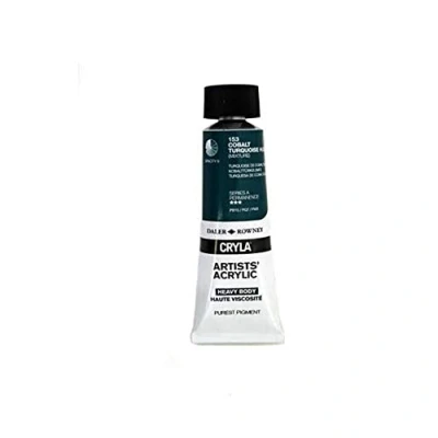 Image of Daler Rowney Cryla Acrylic 75 ml Cobalt Turquoise Hue, Professional Artists