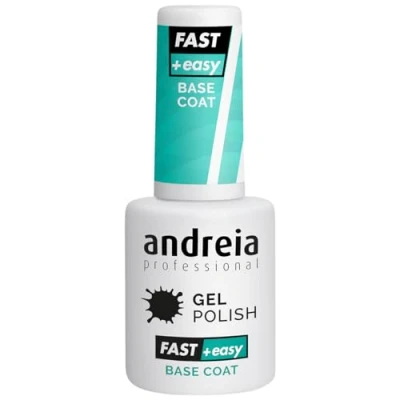 Image of Andreia Professional Gel Nail Base Coat Fast &amp; Easy for Quick Gentle Polish Removal UV/LED Gloss Finish 10.5m