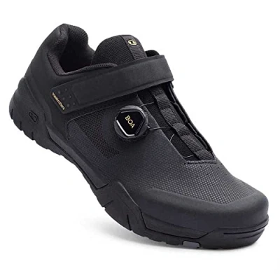 Image of Crankbrothers Mens Mallet Boa Cycling Shoes, Black Gold, 14.5 UK EU