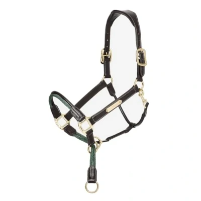 Image of LeMieux Rope Control Headcollars Full Brown