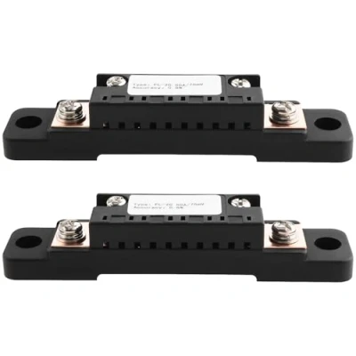Image of OTOTEC 2Pcs 75mV FL 2C 50A Shunt 0.5% Measuring Resistor Current Measurement Ampere Panel Meter Tester for Digital Ammeter