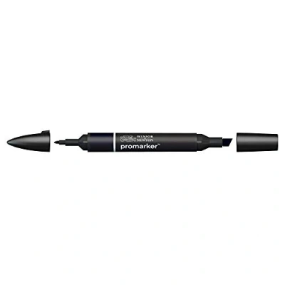 Image of Winsor &amp; Newton 0203383 Professional Marker, Blue Black, Pack of 3