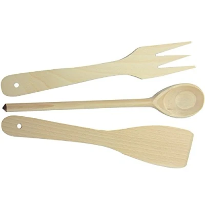 Image of APOLLO Beech Utensil Set spt spn fk