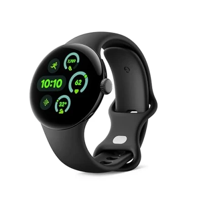 Image of Google Pixel Watch 3 41mm Black (Black Strap)