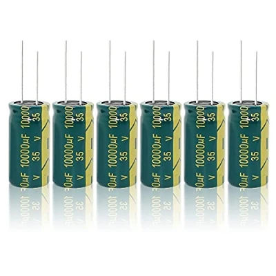 Image of Electrolytic Capacitor 5pcs 35V 10000UF 18 * 35mm High Frequency Aluminum
