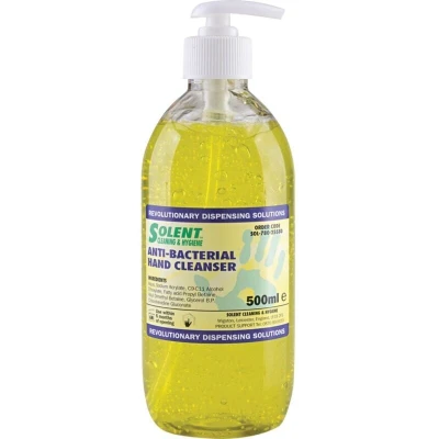 Image of Solent Cleaning Anti Bacterial Soap 500ml Pump