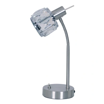 Image of Josefa Glass Table Lamp Steel Blank 1xE14 3000K