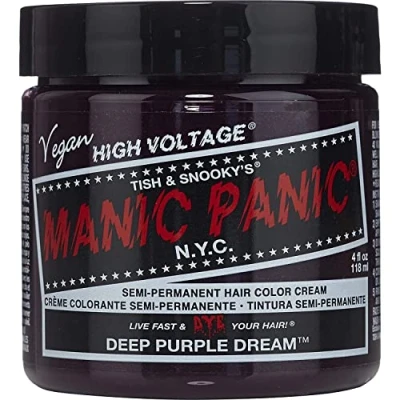 Image of Manic Panic Classic Semi Permanent Hair Dye 118ml (Deep Purple Dream) by