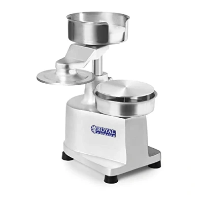 Image of Manual Burger Press Hamburger Veggie Patty Maker Stainless Steel 13 Cm
