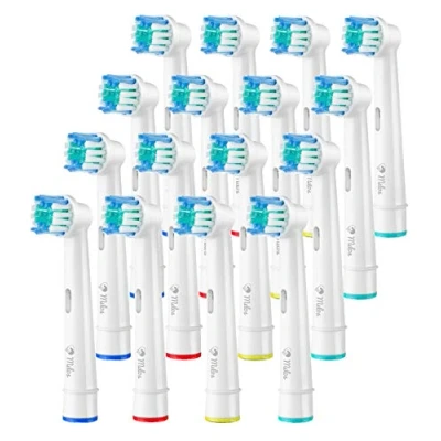 Image of Oral B Compatible Electric Toothbrush Heads Milos for Braun Tooth Brush Replacement 16 Pack