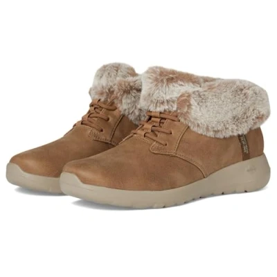 Image of Skechers Onthego Ankle boots, Women&#039;s, Size: 8, Chestnut Imitation leather/ textile