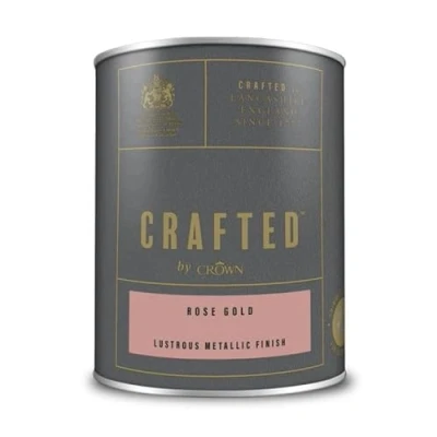 Image of Crafted by Crown Lustrous Metallic, Rose Gold 1.25L