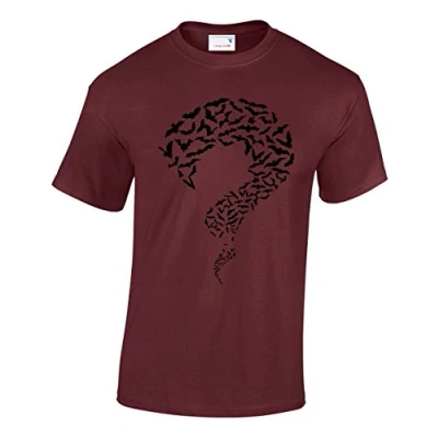 Image of Crown Designs The Riddler Logo Comedy TV Show Inspired for Men &amp; Teenagers T Shirts Tops Maroon/X Large