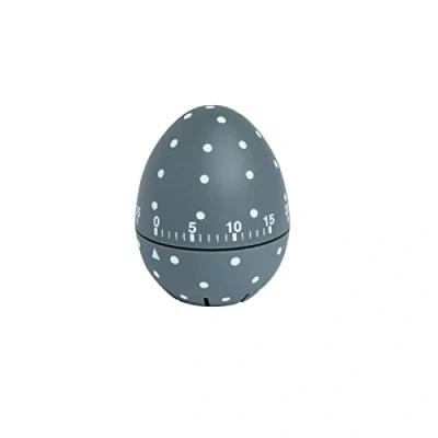 Image of Eddingtons Soft Touch Dotty Kitchen Timer Grey