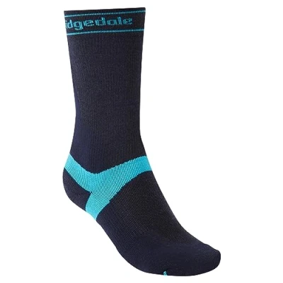 Image of Bridgedale MTB Mid Season Weight T2 Merino Sport Ladies Boot Length Mountain Bike Socks Navy, Small