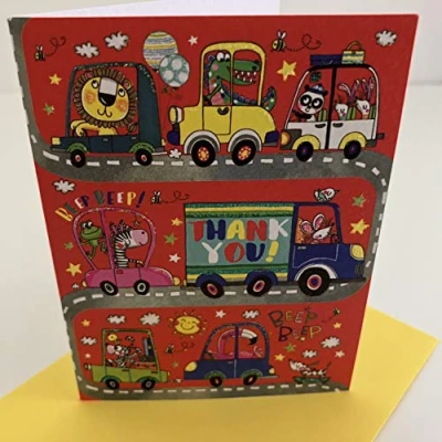 Image of Thank You Cards Beep (Pack Of 5)