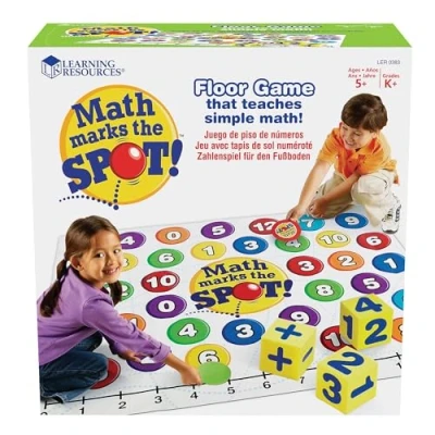 Image of Learning Resources Math Marks the Spot Maths Activity Game