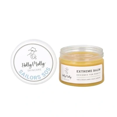 Image of Holly Molly Soothing and Moisturizing Extreme Sailors SOS Balm, 100ml: Intensive nourishment with Veggilanol Gold lanolin, 100% providing a natural. Ideal for dry skin