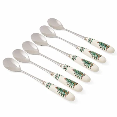 Image of Spode Christmas Tree Tea Spoon, Set of 6 (Multicolor)