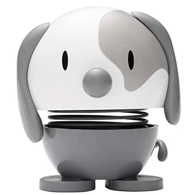 Image of Hoptimist Animals Scandinavian Design Decorative Figures (Small Dog Grey)