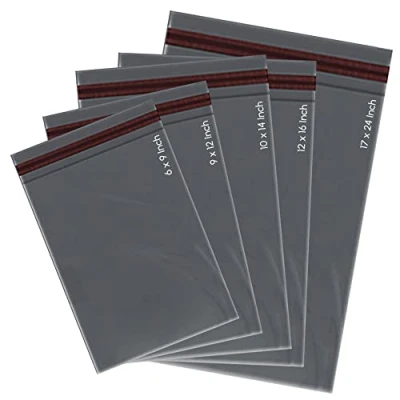 Image of 1ABOVE 50PK Grey Mailing Poly Postal Self Seal Bags Postage Packaging Assorted Mailers Posting Shipping Post Parcels Package (Combo)