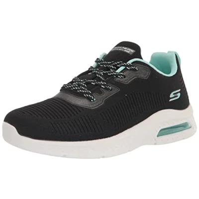 Image of Skechers Sport BOBS Squad Chaos AIR Trainers, Women&#039;s, Size: 8, Black Textile