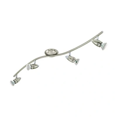 Image of Eglo 92644 GU10 LED Satin Nickel, Chrome Spotlight Magnum