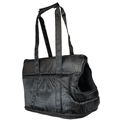 Image of Trixie 36211 &#039;Riva&#039; Bag Pet Carrier Nylon 26 x 30 45 cm, Black