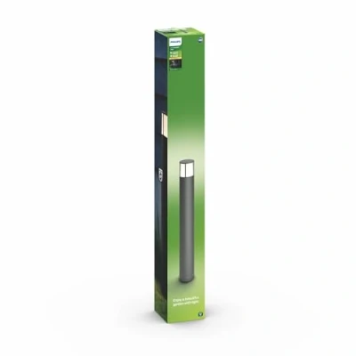 Image of Philips myGarden Stock LED Outdoor Post Light, 1 x 6 W Integrated Light Black