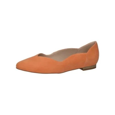 Image of CAPRICE Women&#039; 9 22200 42 Pump, Orange Suede, 6 UK