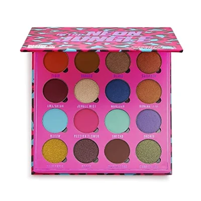 Image of Makeup Obsession London, In The Neon Jungle, Eyeshadow Palette, 16 Shades, 20.8g