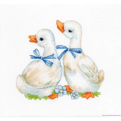 Image of Luca S Cross Stitch Kit, Cotton, Multicoloured, 15x14cm