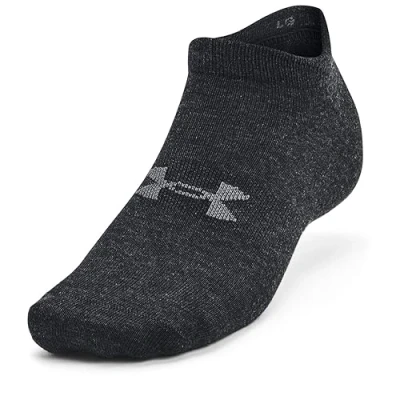 Image of Under Armour Unisex Ua Essential No Show Low Socks Pack of 3