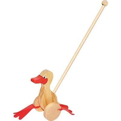 Image of GoKi Wooden Push Along Duck