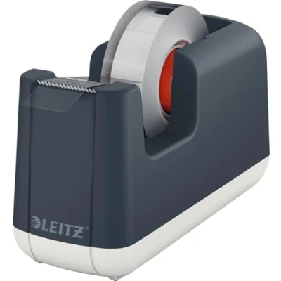 Image of Leitz Tape Dispenser, Heavy Base With Tape, Cosy Range, Velvet Grey, 53670089