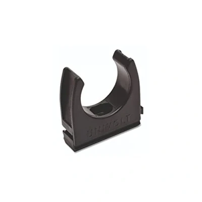 Image of Univolt 10x20mm Black U Clip Conduit Push in Saddle