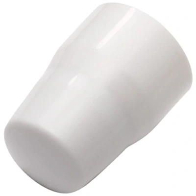 Image of Merriway BH01946 (4 Pcs) Universal Push Fit White Plastic Radiator Cap Pack of 4 Pieces