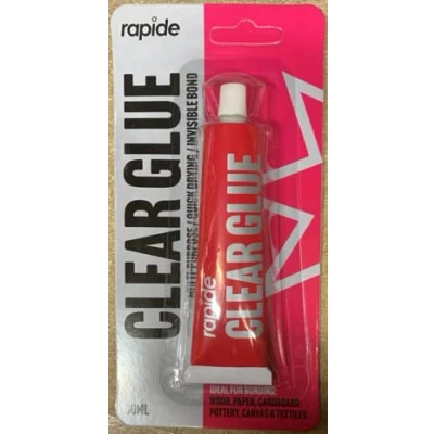Image of PaulStore Adhesive Glue Repair Leather Rubber Shoe Trainer Boot Plastic Pottery 30g Clear (China&amp;Pottery 30g)