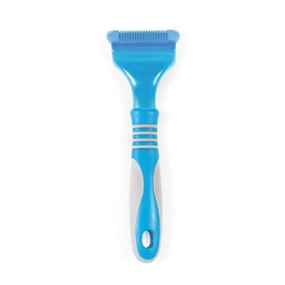 Image of Ancol Ergo Stripping Comb, blue